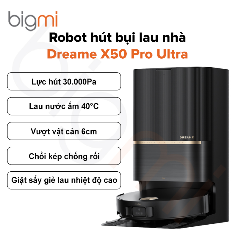 Robot hút bụi lau nhà Dreame X50 Pro Ultra – Chính hãng